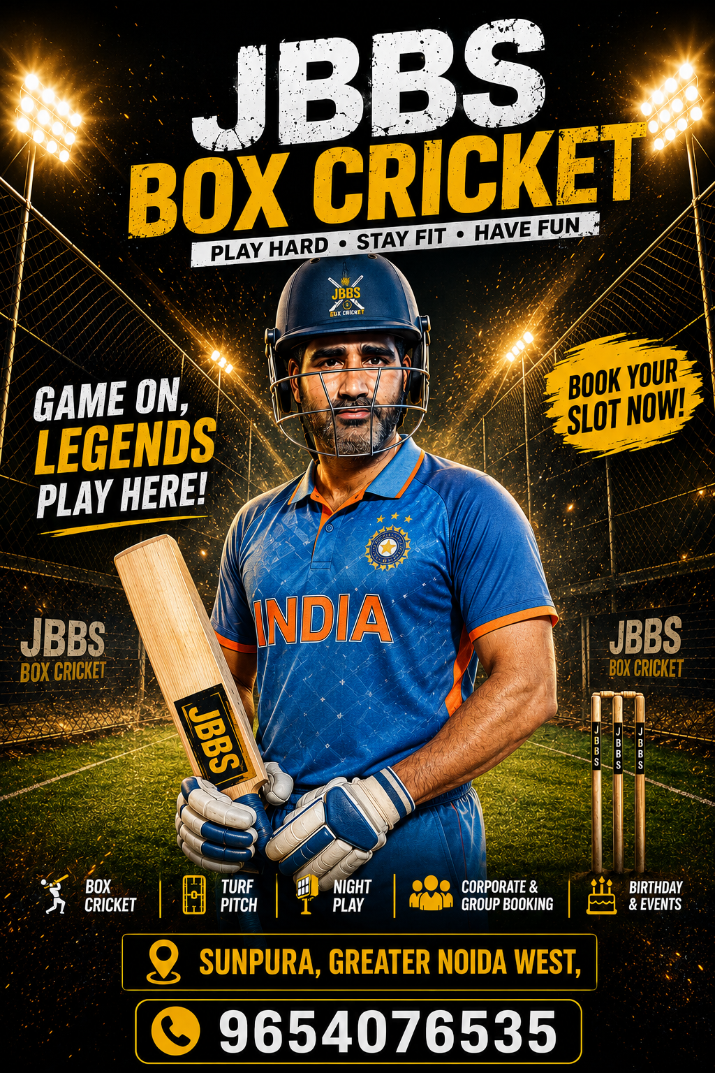 Affordable Cricket Turf Booking in Noida Extension