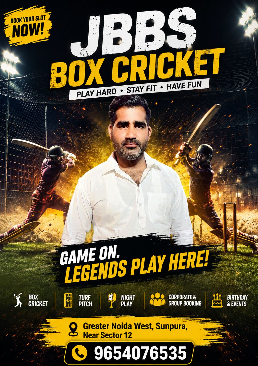 JBBS Box Cricket Booking Open Now